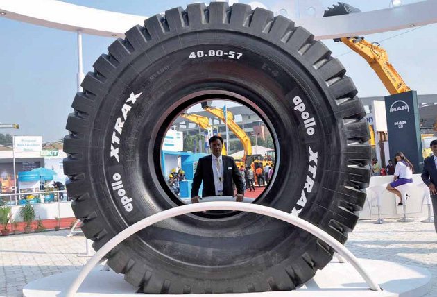 Apollo Tyres launches 57 inch off-highway tyre