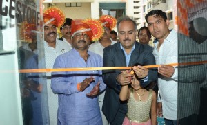 Mr. Vaibhav Saraf, Sr. General Manager - Sales and Marketing, inaugurating Select store Ashoka Tyres at Nashik