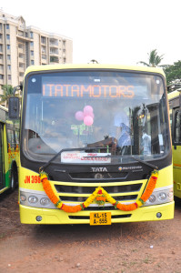 Tata Marcopolo bus inaugurated at Thevara Bus Station by KURTC