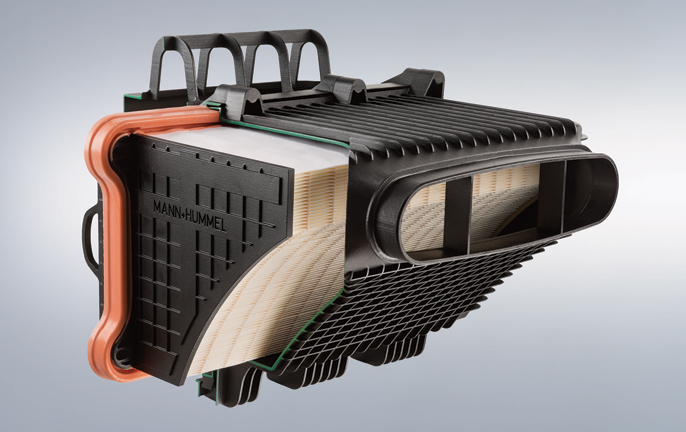 VarioPleat air cleaner concept with variable pleat height