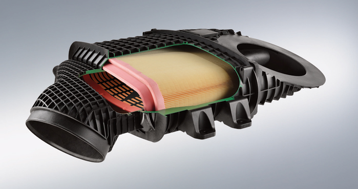 EXALIFE air cleaner concept for installation in narrow and flat installation spaces