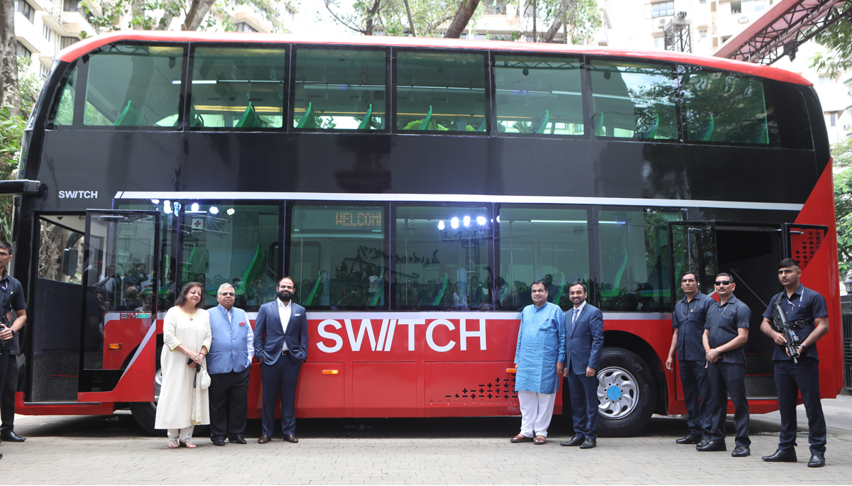 Switch Mobility unveils India’s first and unique electric doubledecker